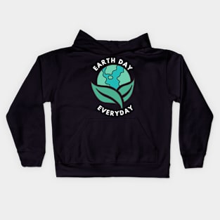 Earth Day Save Our Home Plant More Trees Go Planet Kids Hoodie